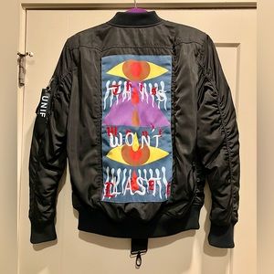 UNIF This Won’t last Bomber jacket - UNISEX Small - extraordinarily RARE